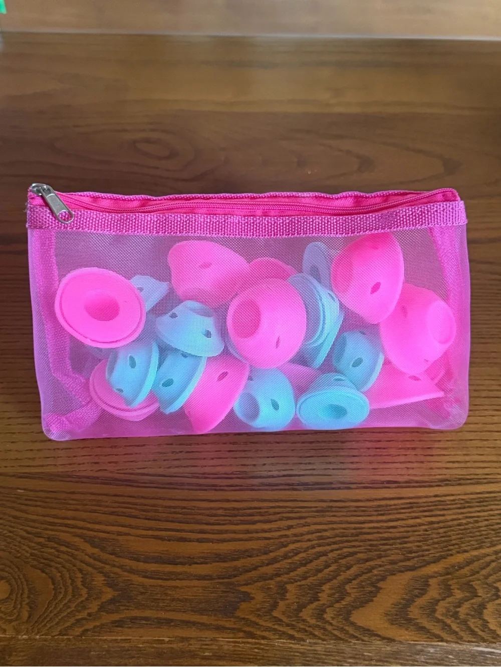 Kids Silicone Earbud Covers - Pink and Light Blue (Set)